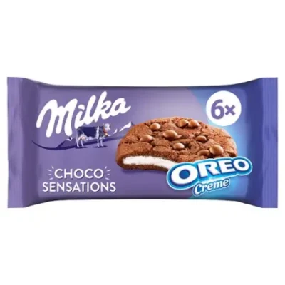 Milka Sensations Cookies - Oreo Creme 156g